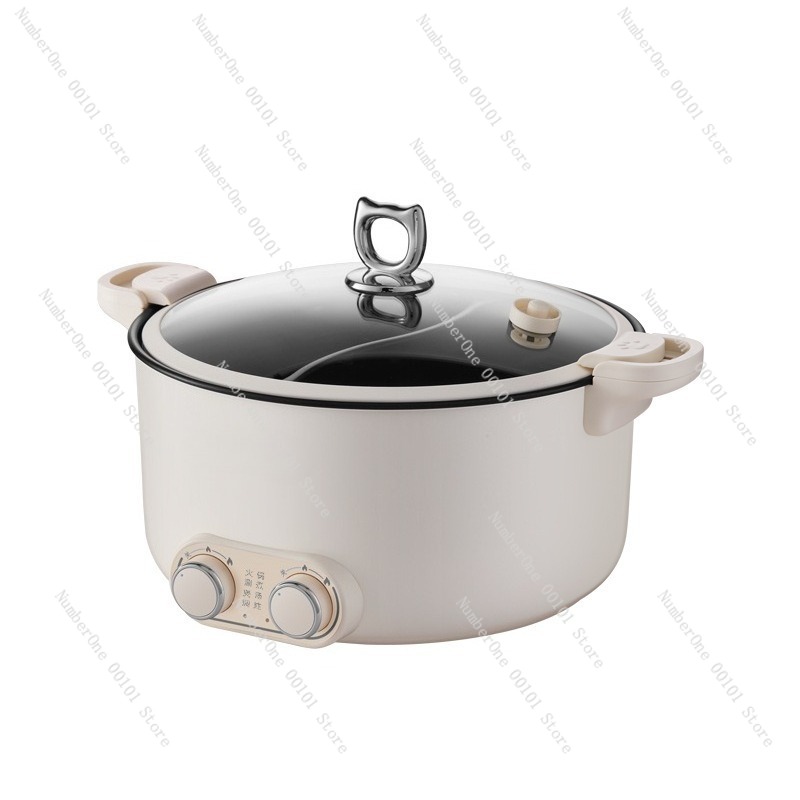 Kitchen Appliances Large - 6L 8L ダブルポット電気鍋 多機能寮家庭用調理器 2026 大容量学生キッチン家電