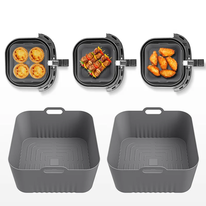 Air Fryer 5L Digital - 17cm シリコンエアフライヤーモールド - フィリップス HD9252/9200/9255 と互換性あり、4-5L