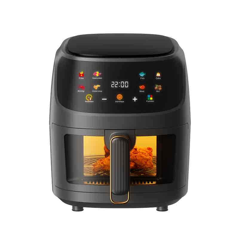 Air Fryer 5L Digital - 1350Wデジタルエアフライヤー、透明窓＆ラピッドエアテクノロジー搭載、5L容量でカリカリ揚げ物・焼き物・ローストが可能、タッチコントロール
