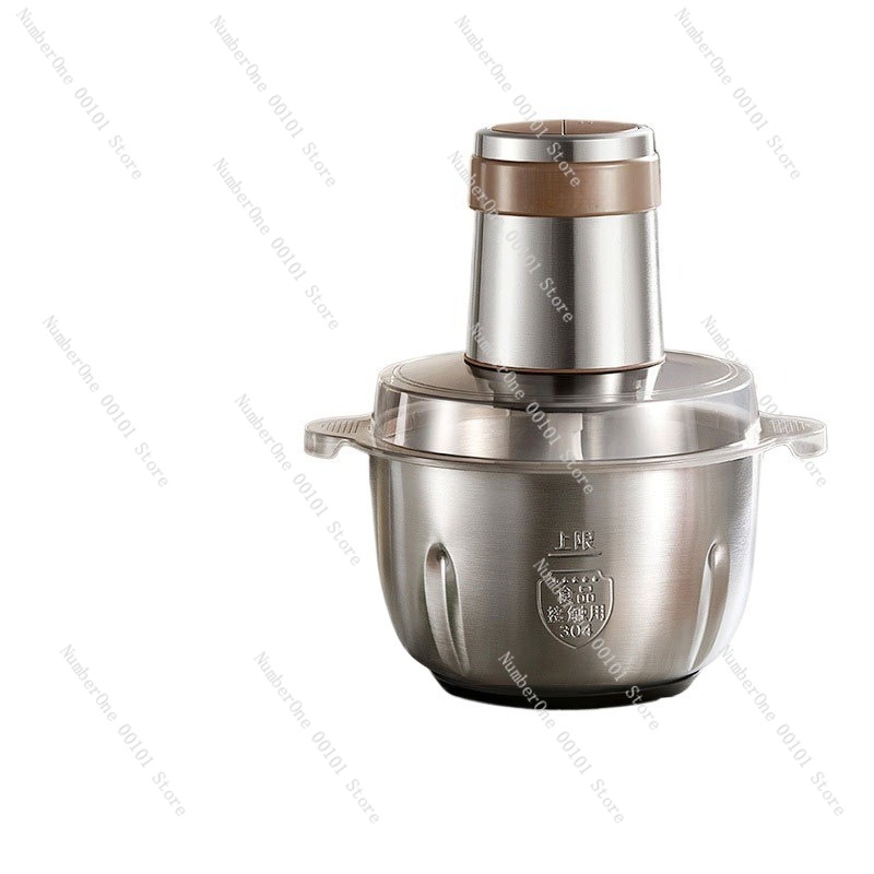 Food Processor Large - 家庭用ミートグラインダー、大容量、小型ブレンダー、多機能ステンレス製電動フードプロセッサー