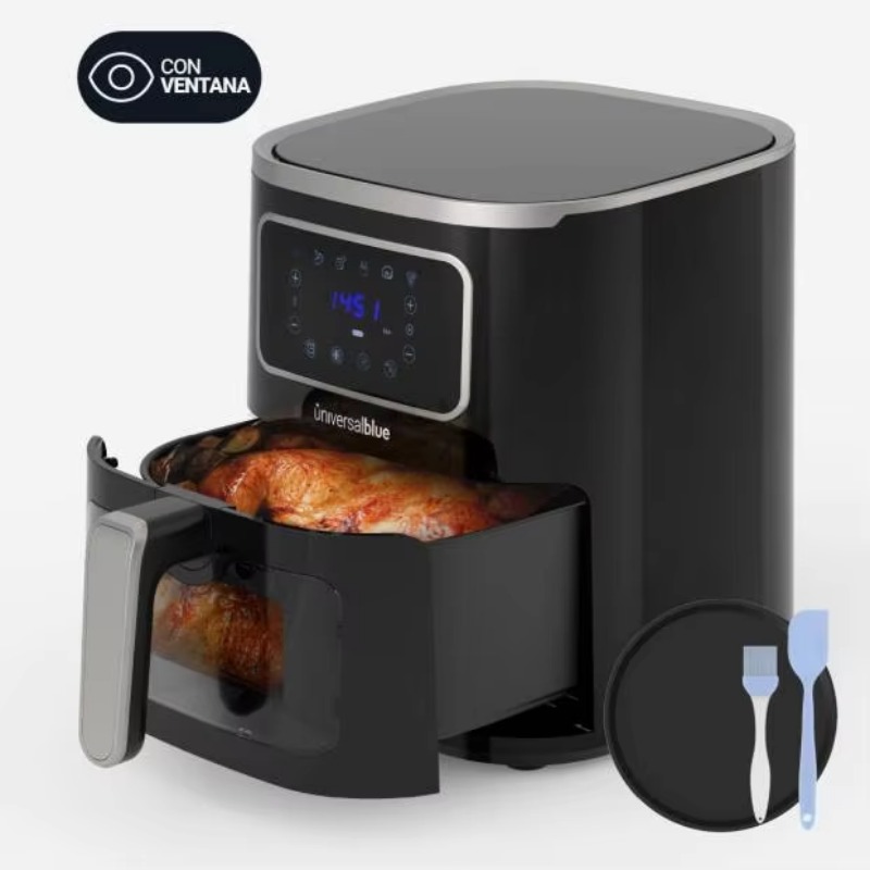 Air Fryer 5L Digital - 6005B 5L モダンデジタル制御エアフライヤー オイルフリー ブラックステンレススチール 3L容量