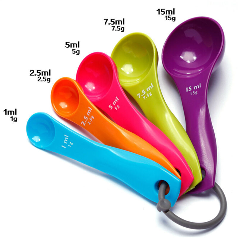 Kitchen Appliances Combo - 5 個の塩油スプーン素敵なキッチン Colorworks 計量スプーンカップベーキング用品セットキット