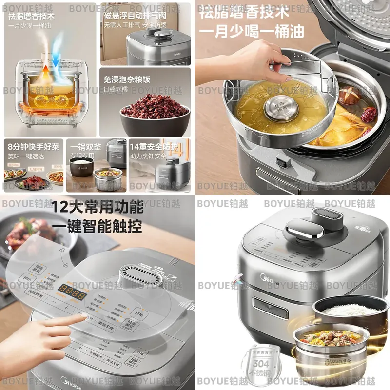 Kitchen Appliances Lowes - 電気圧力鍋 ノンスティック内釜 早調理 低脂肪 健康 自動蒸気放出