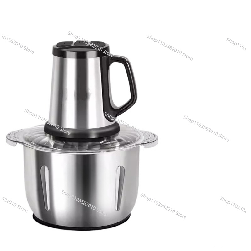 Food Processor Large - 1800W業務用ミートグラインダー、肉、野菜、チリペースト用大容量業務用フードプロセッサー
