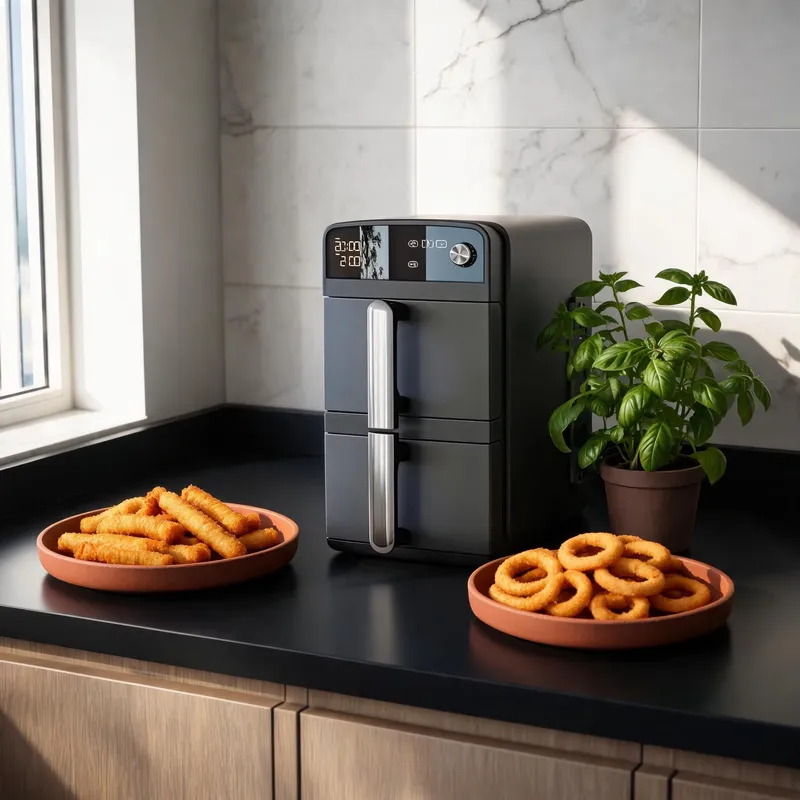 ホットセール 10L ステンレス製デジタルエアフライヤー 5 - Air Fryer 5L Digital のレビューと価格