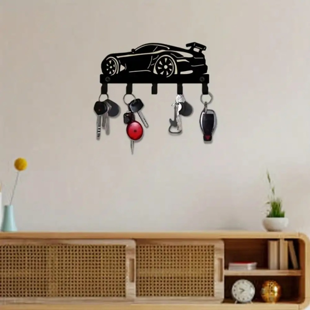 壁掛けキーホルダー、空力設計の金属製フックラック、キッチン、 - Kitchen Appliances Shelves のレビューと価格