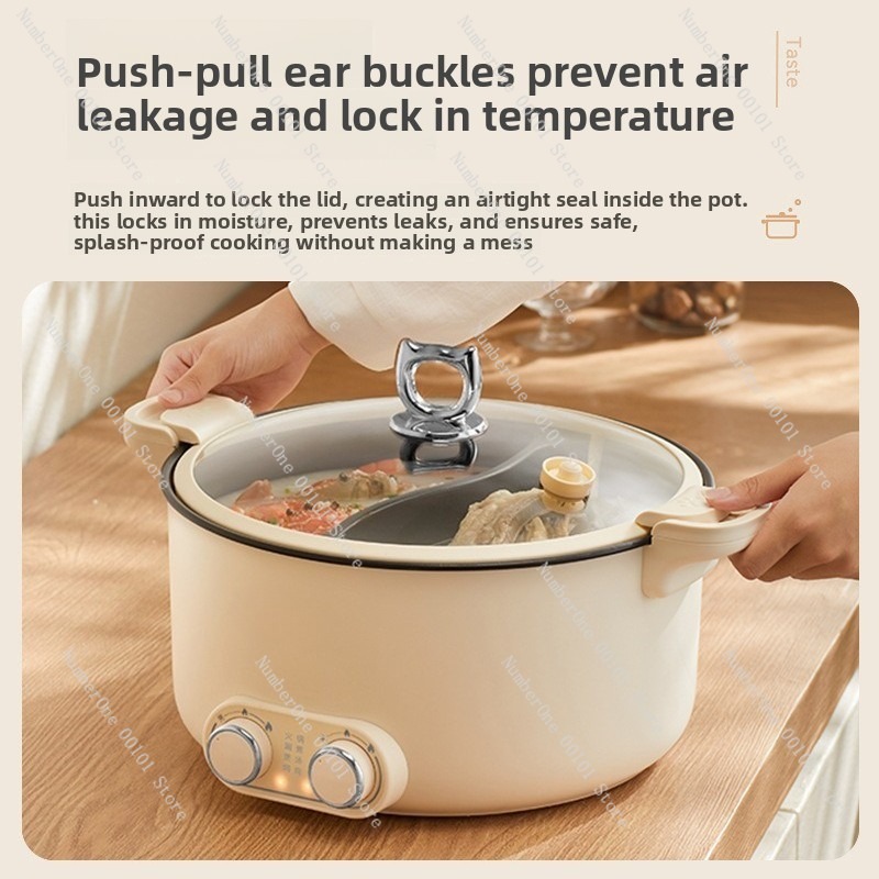 6L 8L ダブルポット電気鍋 多機能寮家庭用調理器 202 - Kitchen Appliances Large のレビューと価格