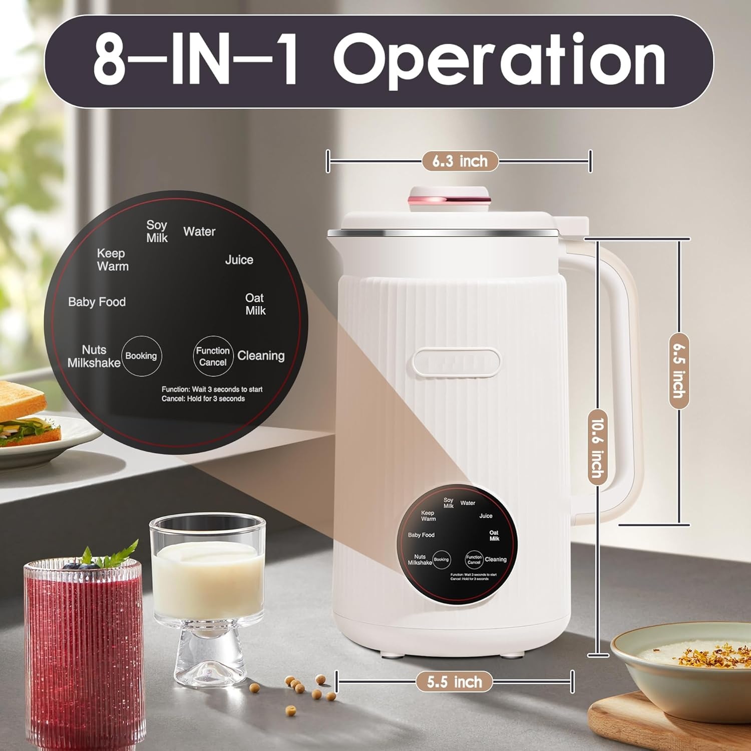 ミニ豆乳メーカー フィルター不要 自動洗浄 保温機能付き 低 - Kitchen Appliances Lowes のレビューと価格