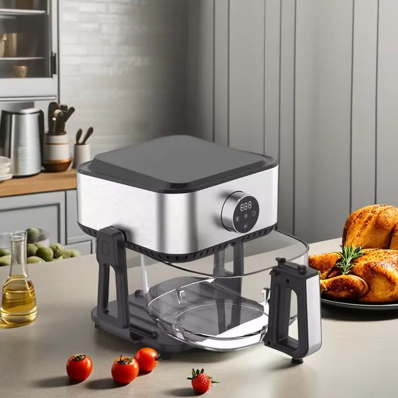 3in1ステンレス製5Lエアフライヤー多機能電気グリルオーブ - Air Fryer 5L Digital のレビューと価格