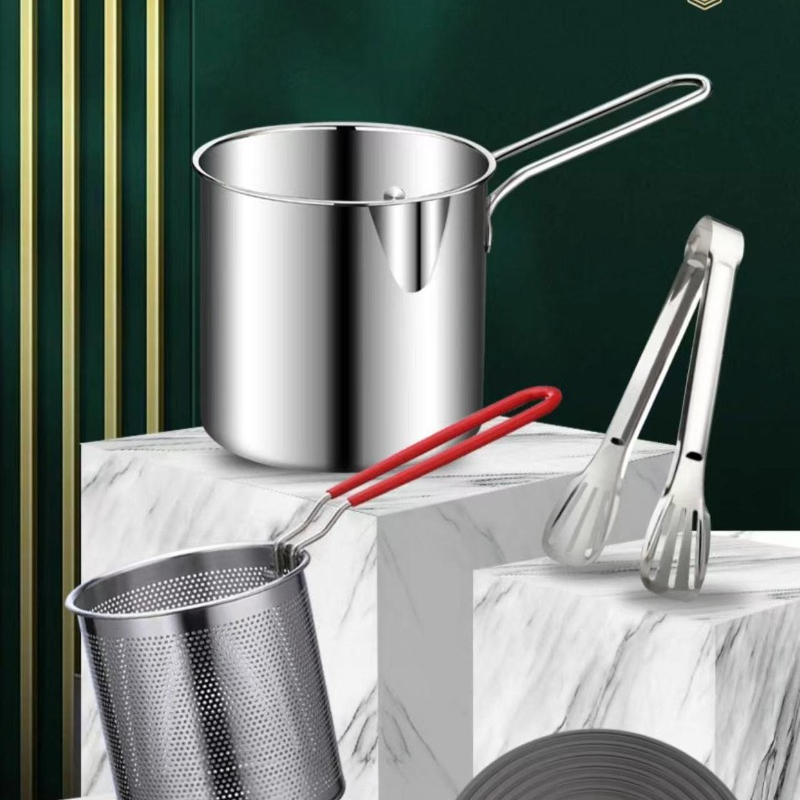 304 ステンレス鋼ディープフライヤーフライバスケット付き多 - Deep Fryer Stainless のレビューと価格