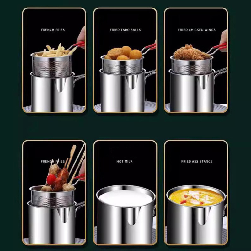 304 ステンレス鋼ディープフライヤーフライバスケット付き多 - Deep Fryer Stainless のレビューと価格