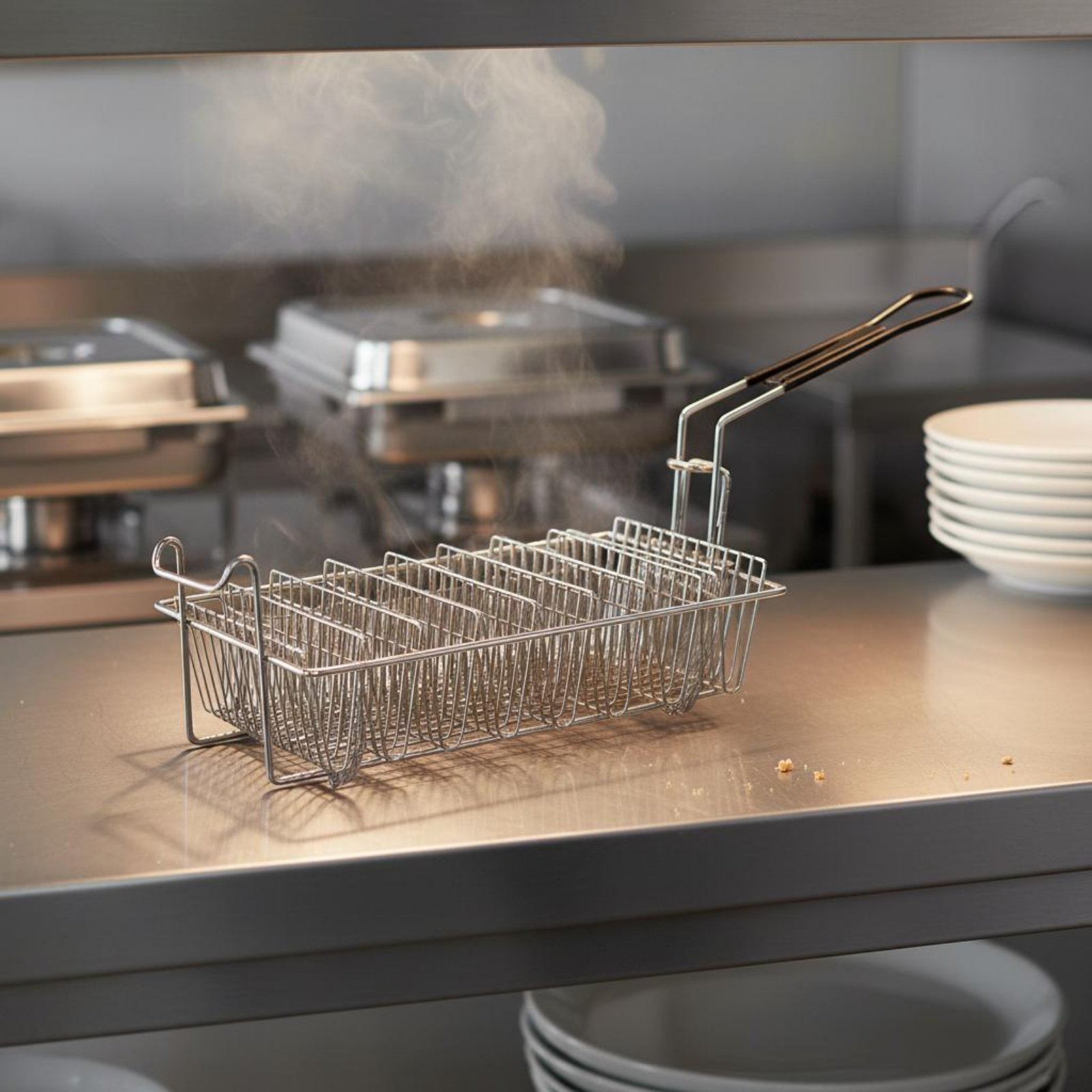 8スロットタコスラック耐熱タコスフライヤーバスケットトルティ - Deep Fryer Stainless のレビューと価格