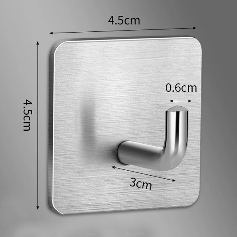 頑丈なステンレス製粘着タオルフック、粘着式吊り下げ式バスルー - Kitchen Appliances Shelves のレビューと価格