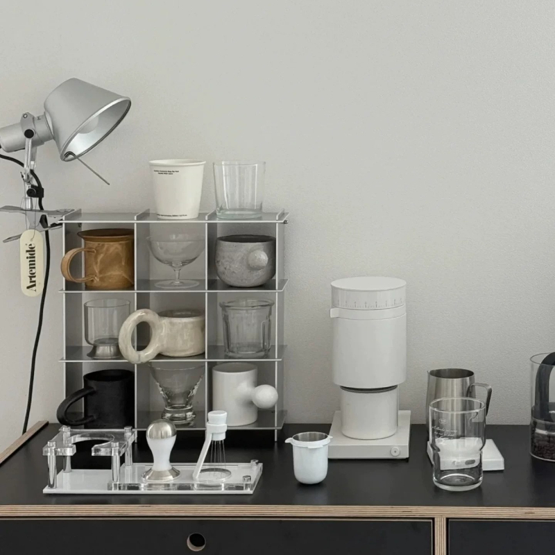 ミニマリストアルミ合金製カウンタートップマグ収納棚多層カップ - Kitchen Appliances Shelves のレビューと価格