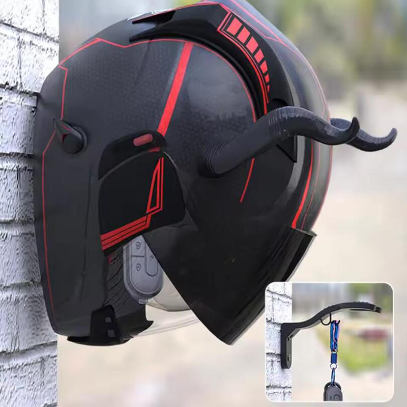 バイクヘルメットフックラック 多目的フックハンガー 家庭用荷 - Kitchen Appliances Shelves のレビューと価格