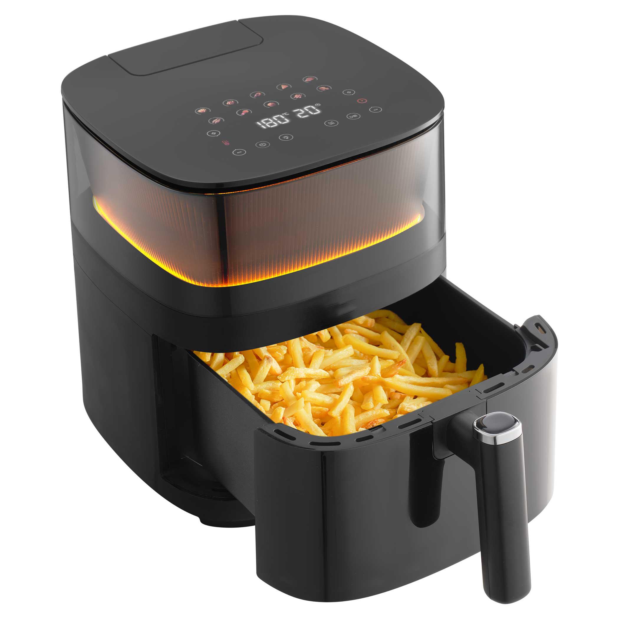 エアフライヤー 4.1～5L容量 デジタル制御 ステンレス製 - Air Fryer 5L Digital のレビューと価格