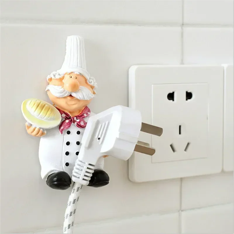 1 個多機能漫画キッチンプラグホルダーかわいい電源ケーブルフ - Kitchen Appliances Shelves のレビューと価格
