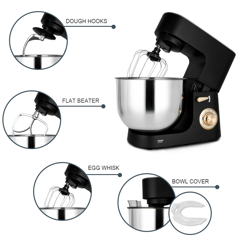 家庭用スタンドミキサー 高出力1800W 8L ケーキ・パン - Kitchen Appliances For Home のレビューと価格