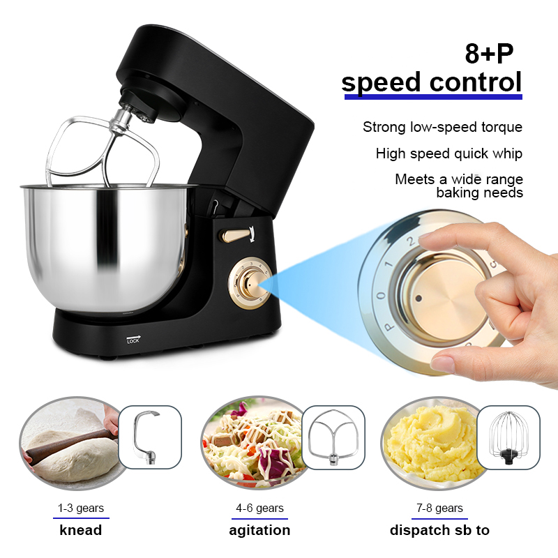 家庭用スタンドミキサー 高出力1800W 8L ケーキ・パン - Kitchen Appliances For Home のレビューと価格