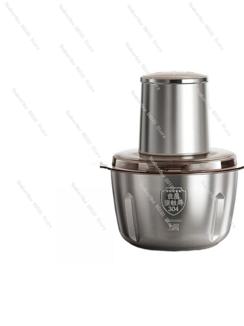 ステンレス鋼肉挽き機家庭用全自動多機能電動ミンサー大容量ソー - Food Processor Large のレビューと価格