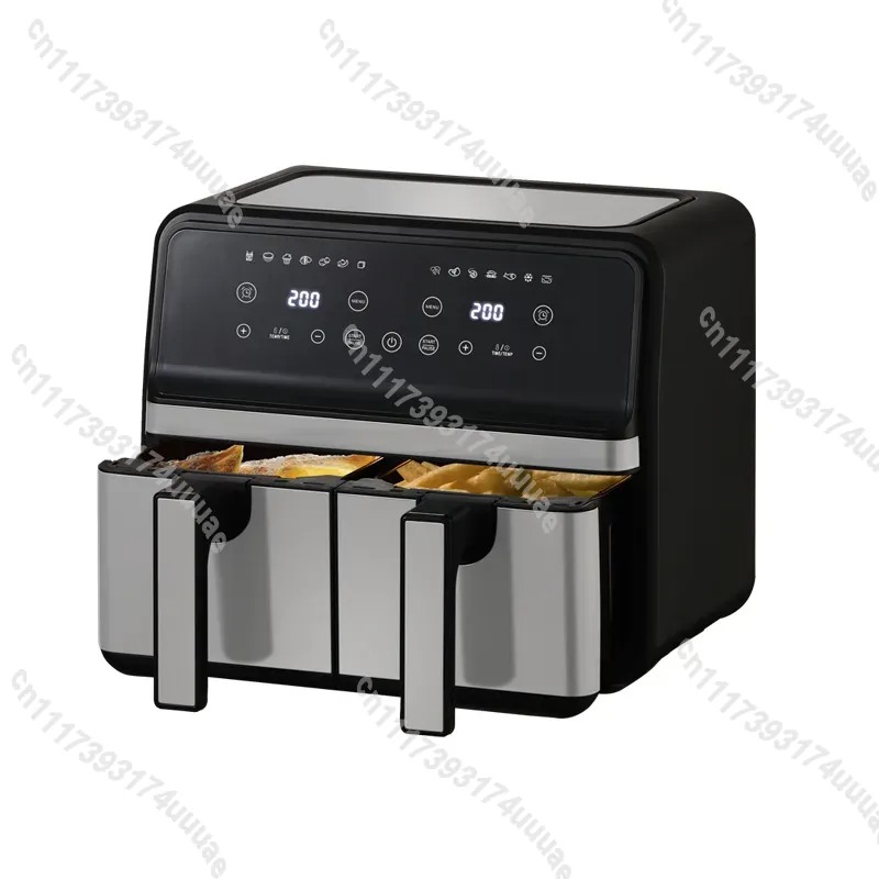 8L大容量電気エアフライヤー、ダブルポットと可視窓付き、家庭 - Kitchen Appliances Large のレビューと価格