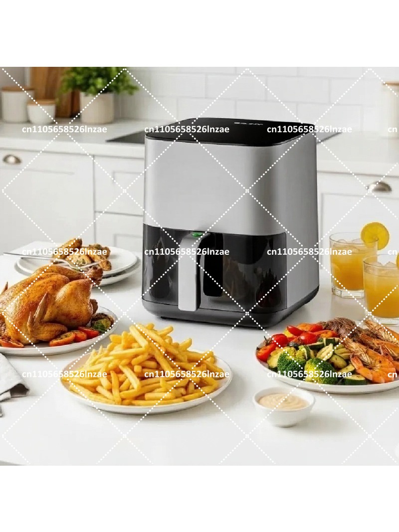 5L 1450W デジタルエアフライヤー、可視窓付き、8つの - Air Fryer 5L Digital のレビューと価格