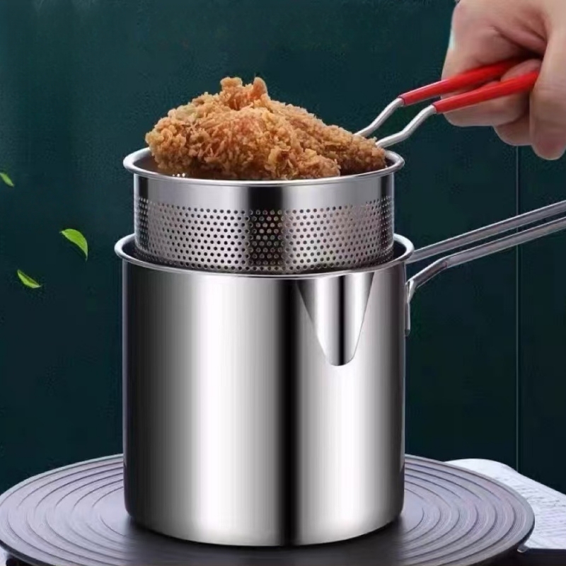 304 ステンレス鋼のフライヤーポット バスケット付き フラ - Deep Fryer Stainless のレビューと価格