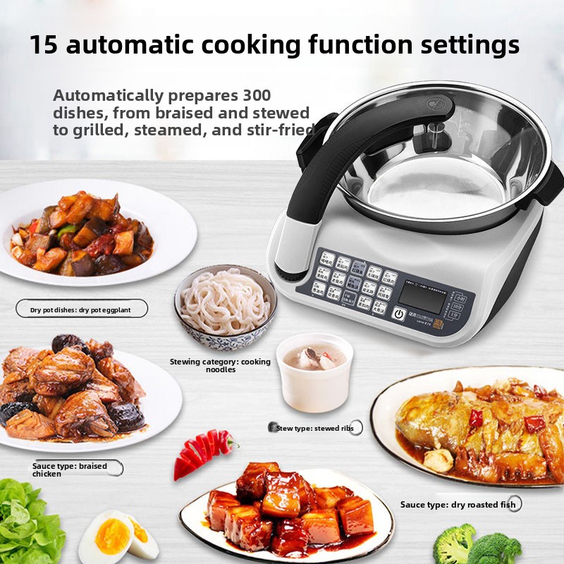 E15スマートクッキングロボット、大容量家庭用多機能フードプ - Food Processor Large のレビューと価格