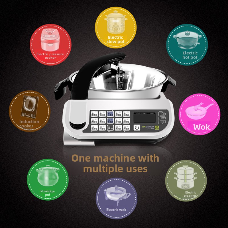 E15スマートクッキングロボット、大容量家庭用多機能フードプ - Food Processor Large のレビューと価格