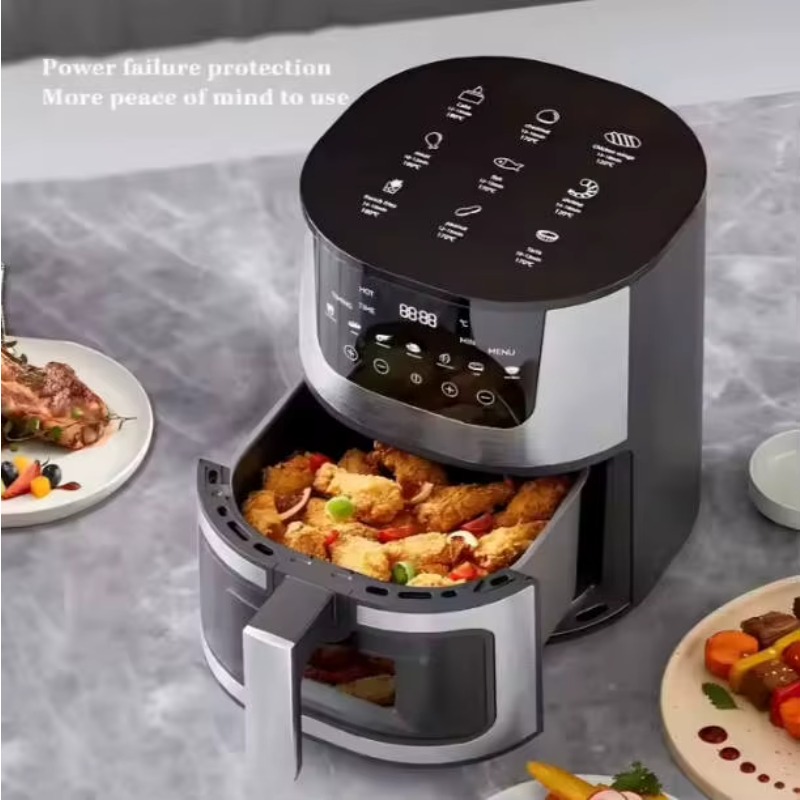 5L 6L 7L 8L 12L オイルフリーフライヤー 電気 - Air Fryer 5L Digital のレビューと価格