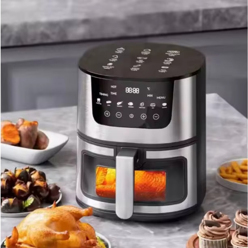 5L 6L 7L 8L 12L オイルフリーフライヤー 電気 - Air Fryer 5L Digital のレビューと価格