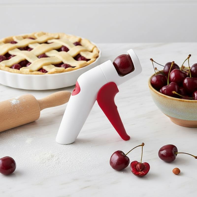 チェリーレッドデーツサンザシ種抜き機多機能フルーツコアラーと - Kitchen Appliances For Home のレビューと価格