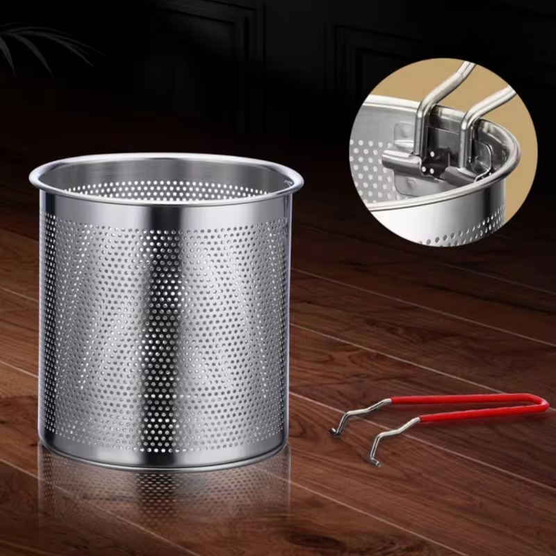 304ステンレス製ディープフライヤー容器（バスケットと蓋付き - Deep Fryer Stainless のレビューと価格