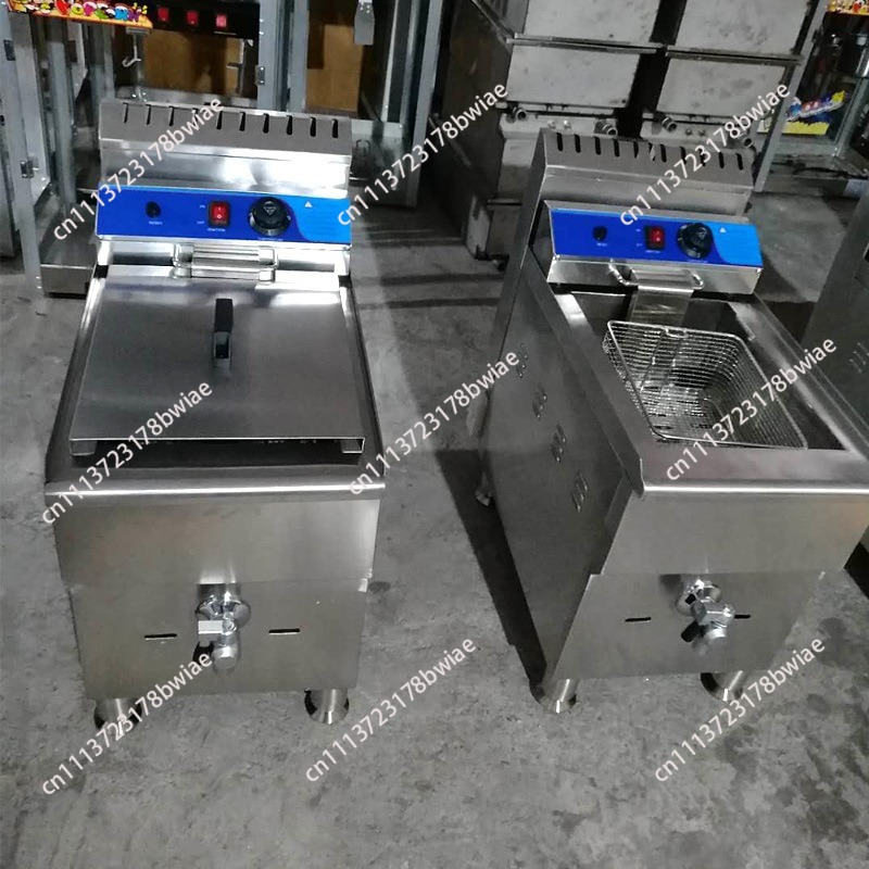 業務用18Lガス深型フライヤー ステンレス製フライドポテトマ - Deep Fryer Stainless のレビューと価格