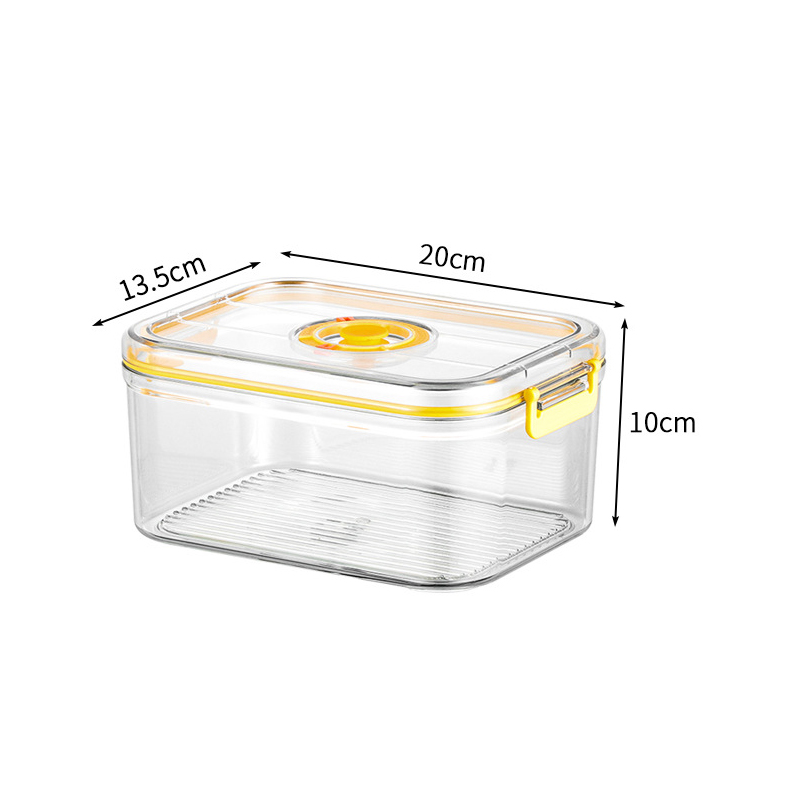 真空鮮度保持ボックス冷蔵庫密閉キャニスターウォーマー透明食品 - Kitchen Appliances For Home のレビューと価格
