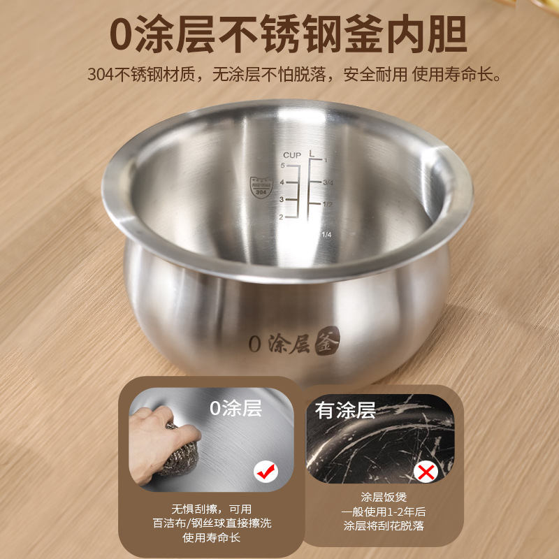 スマート低糖電気炊飯器蒸し器、保温機能付き、ポータブル家庭用 - Kitchen Appliances Lowes のレビューと価格