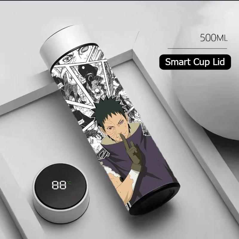 500ml アニメナルト断熱魔法瓶スマート温度表示蓋付きポー - Kitchen Appliances Large のレビューと価格