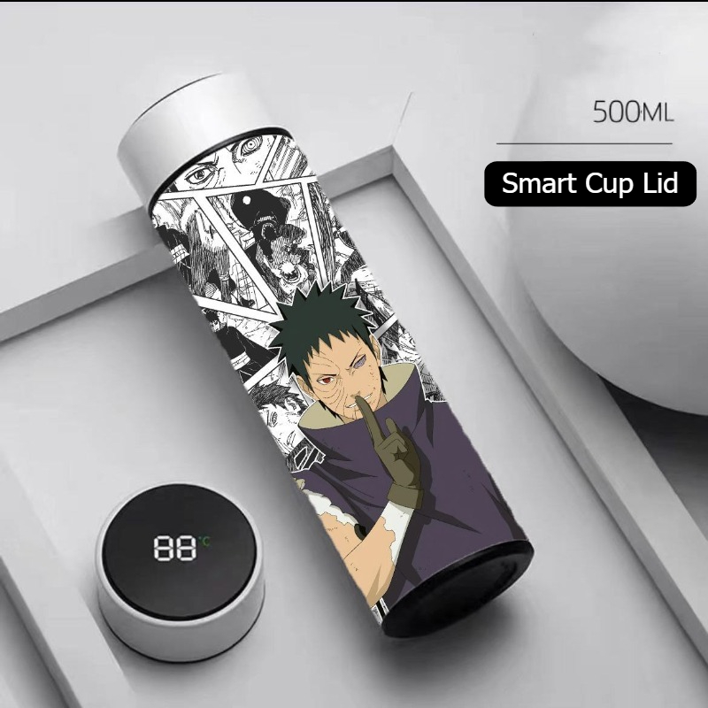 500ml アニメナルト断熱魔法瓶スマート温度表示蓋付きポー - Kitchen Appliances Large のレビューと価格