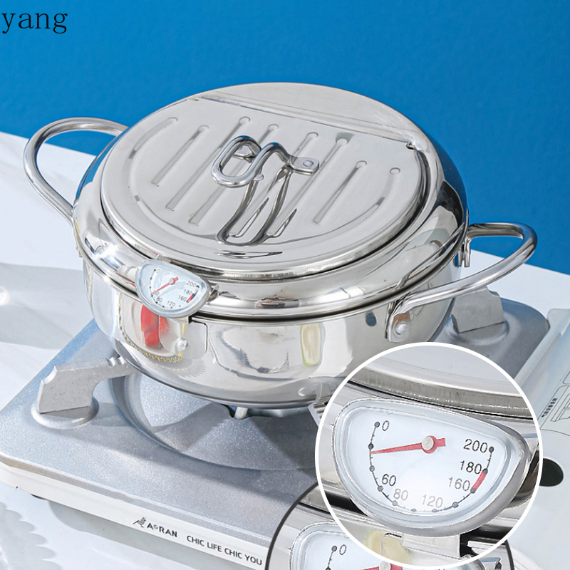 ディープフライヤーポット 2.2L 天ぷら鍋 蓋付き ステン - Deep Fryer Stainless のレビューと価格