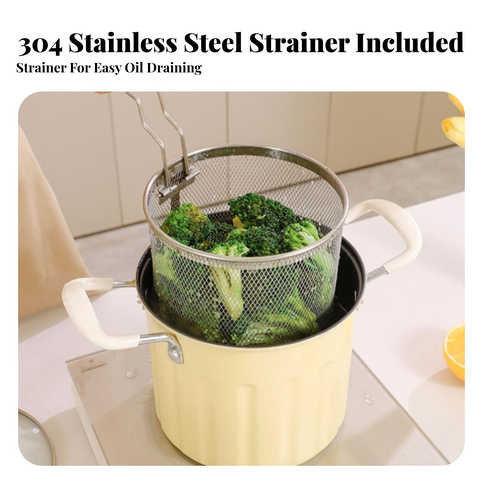 ミニディープフライヤーポットお手入れ簡単小型フライヤーポット - Deep Fryer Stainless のレビューと価格