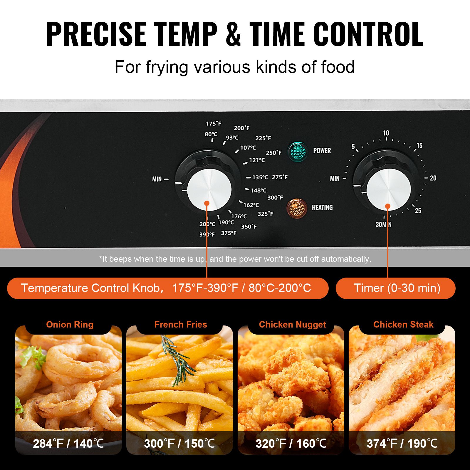 業務用電気フライヤー 3500W、デュアルタンク式卓上フライ - Deep Fryer Stainless のレビューと価格