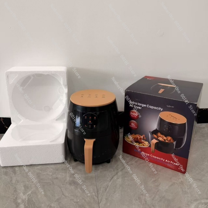 6L エアフライヤー大容量オイルフリーフライヤー多機能デジタ - Kitchen Appliances Large のレビューと価格